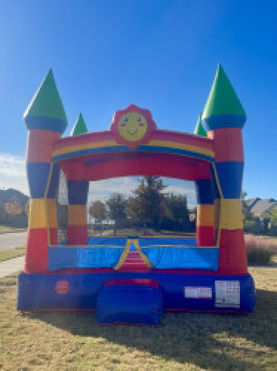 Smiley Face Castle Inflatable Bounce House